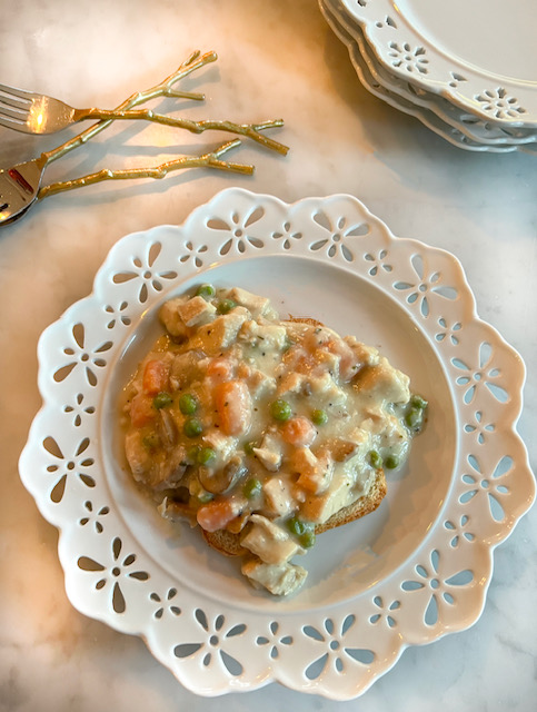 Simple Chicken a la King - - Georgia Girl Kitchen