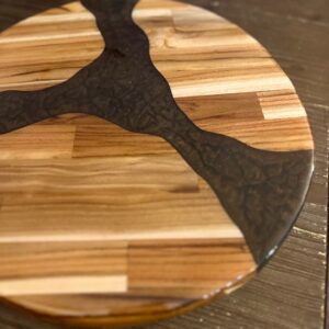 Reversible Teakwood & Resin Chatcuterie